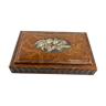 Rectangular leather jewel box