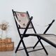 Transat ancien - chaise longue bois et cannage