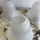 Old glass tulip globes