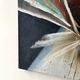 Large abstract modernist painting & original oil signed on canvas