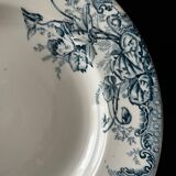 13 deep plates Terre de fer Cyclamens Louis Graves