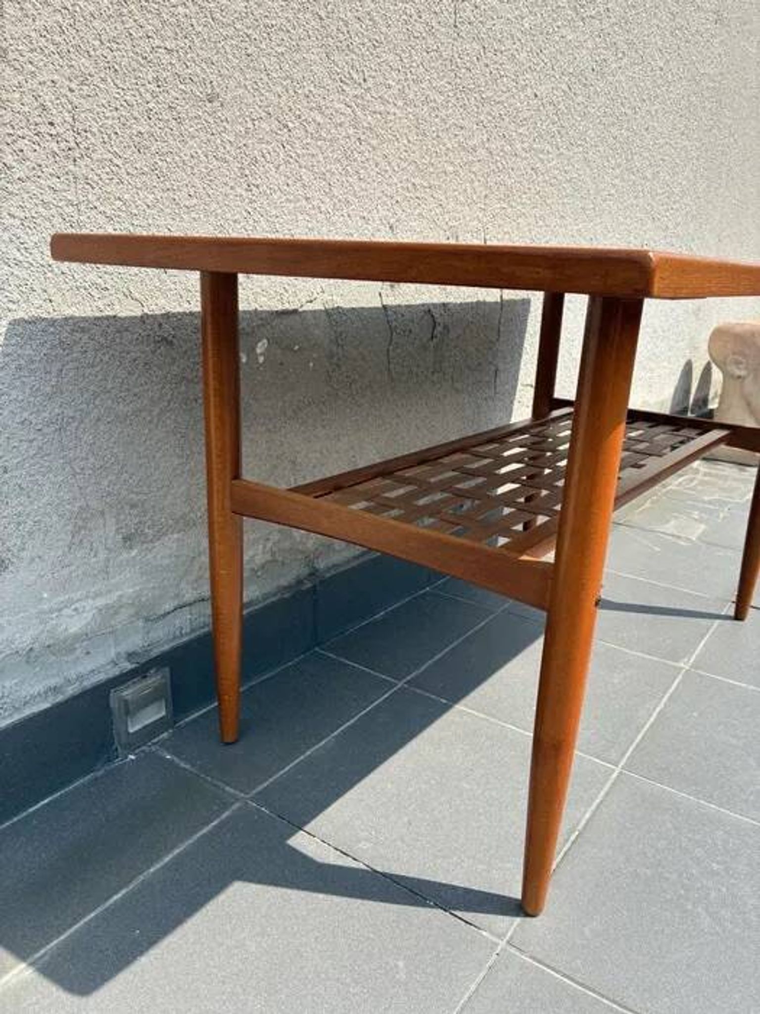 Vintage Alberts Tibro Teak Coffee Table 1960s | Albert Larsson Swedish Desi