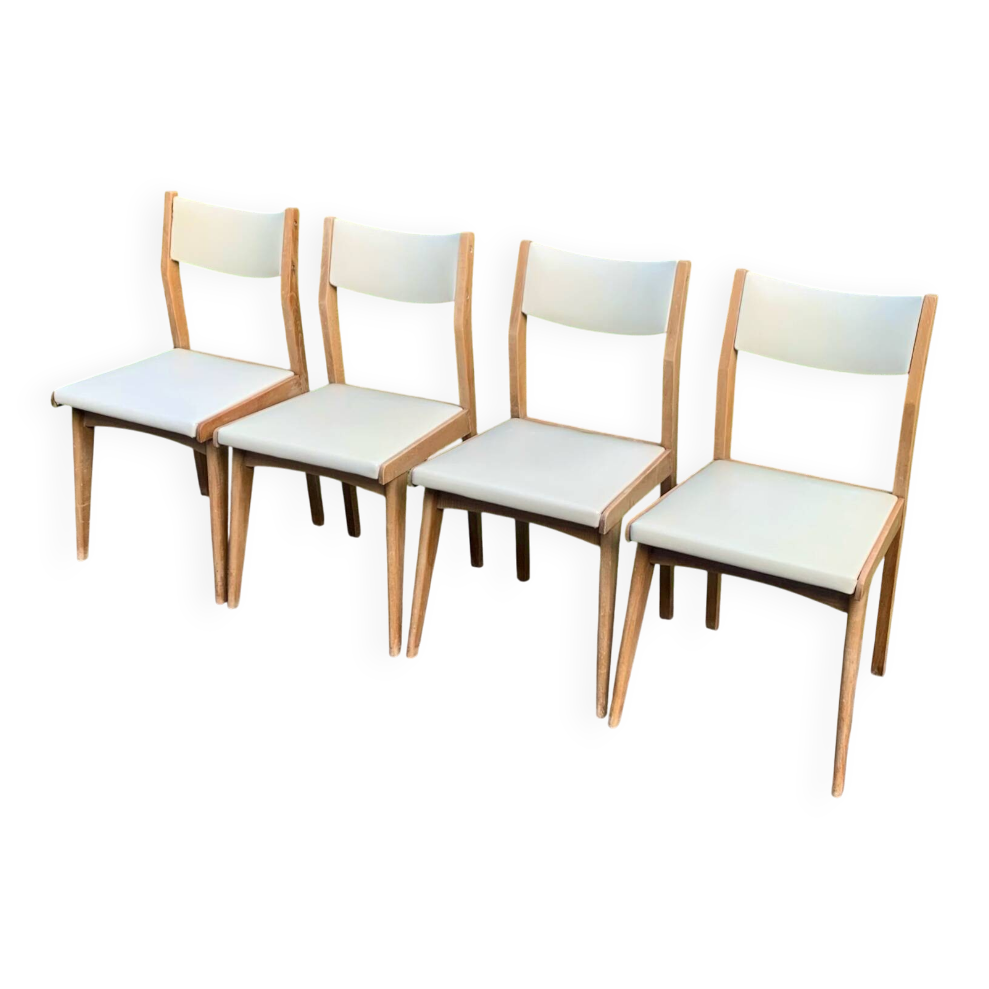 4 Vintage Scandinavian Chairs
