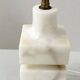 Vintage 1970 lamp in marble & brass