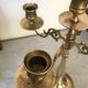 Brass chandelier 5 fires