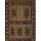 Vintage Turkish hallway rug 58x652 cm