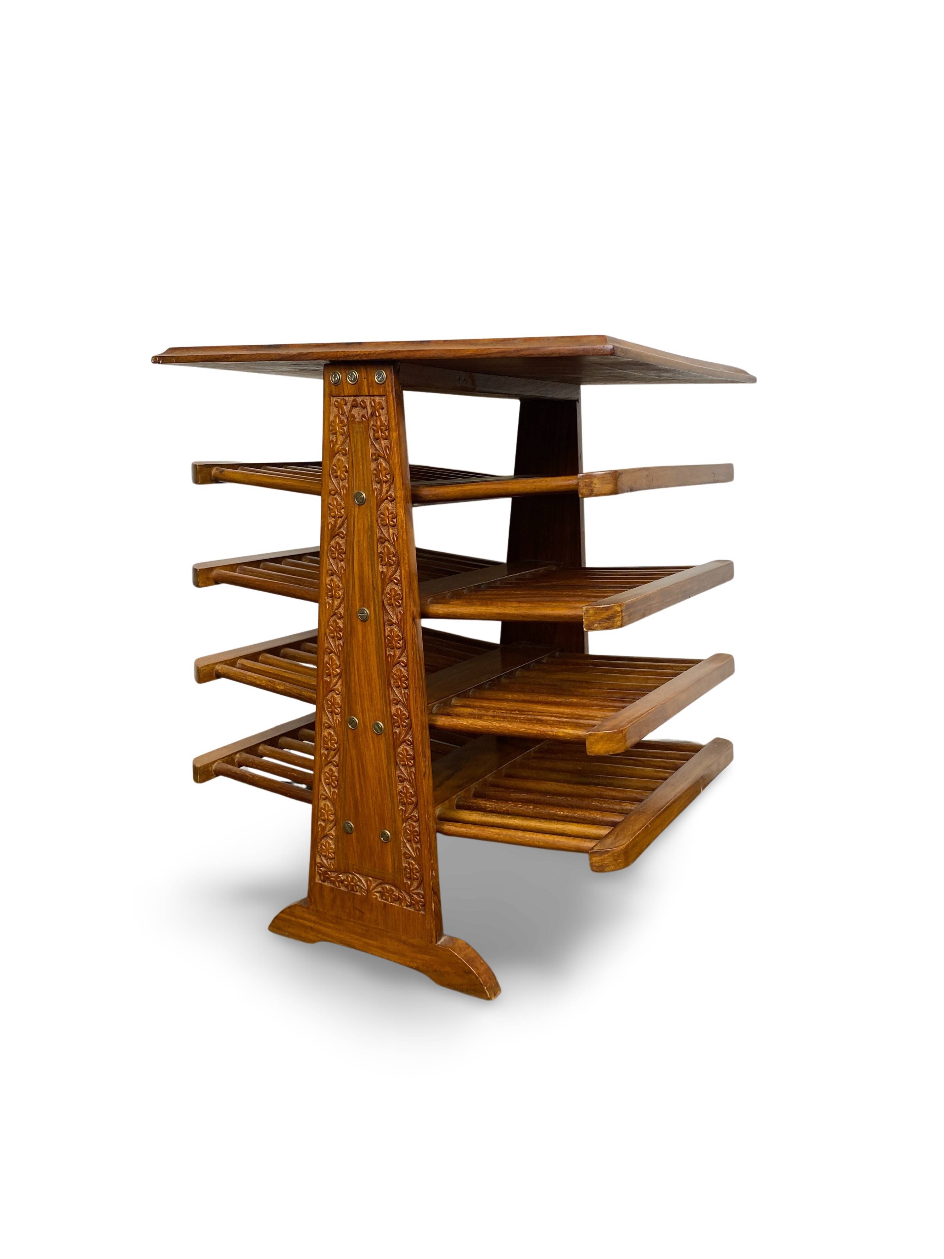 Wooden magazine rack, Circa 1950