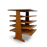 Wooden magazine rack, Circa 1950