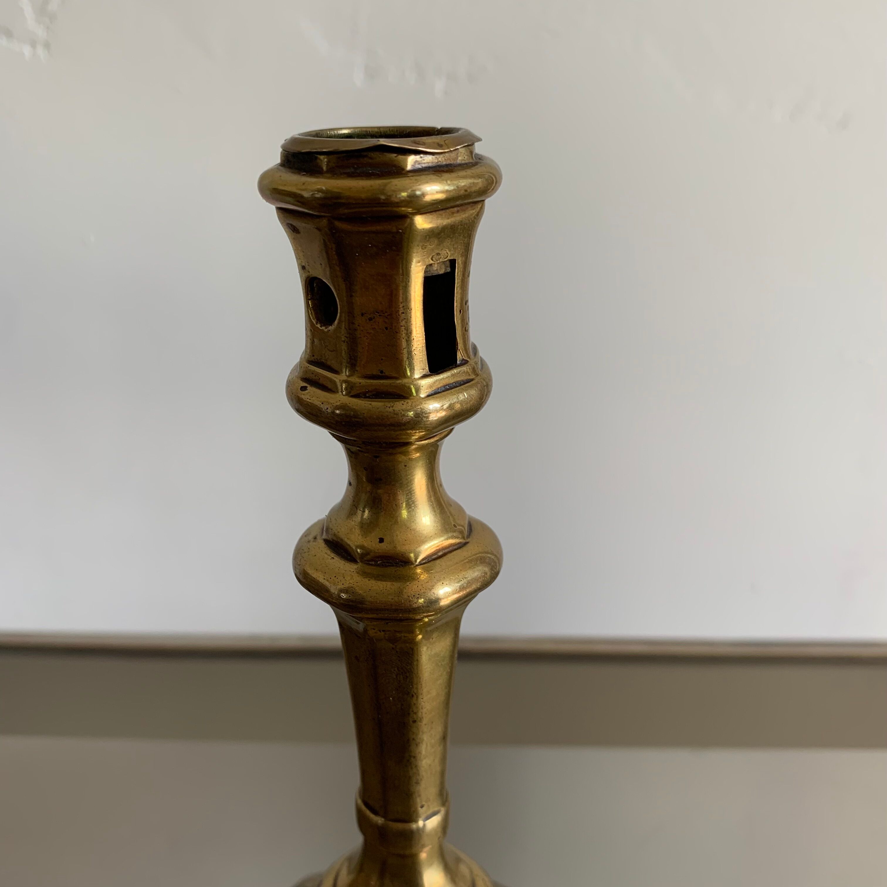 Brass candle holder