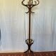 Antique curved wooden parrot coat rack