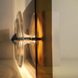 Herda, 80s wall lamp, plexiglass