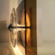 Herda, 80s wall lamp, plexiglass