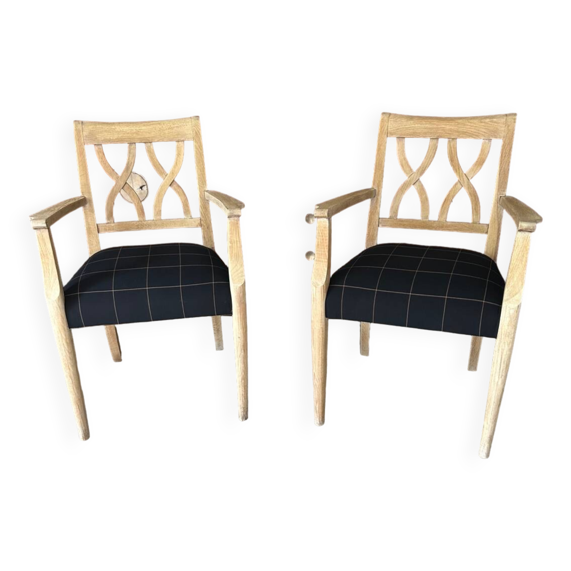 Pair of art deco armchairs