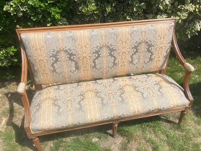 Banquette - Boudoir Sofa in Wood - Louis XVI Period