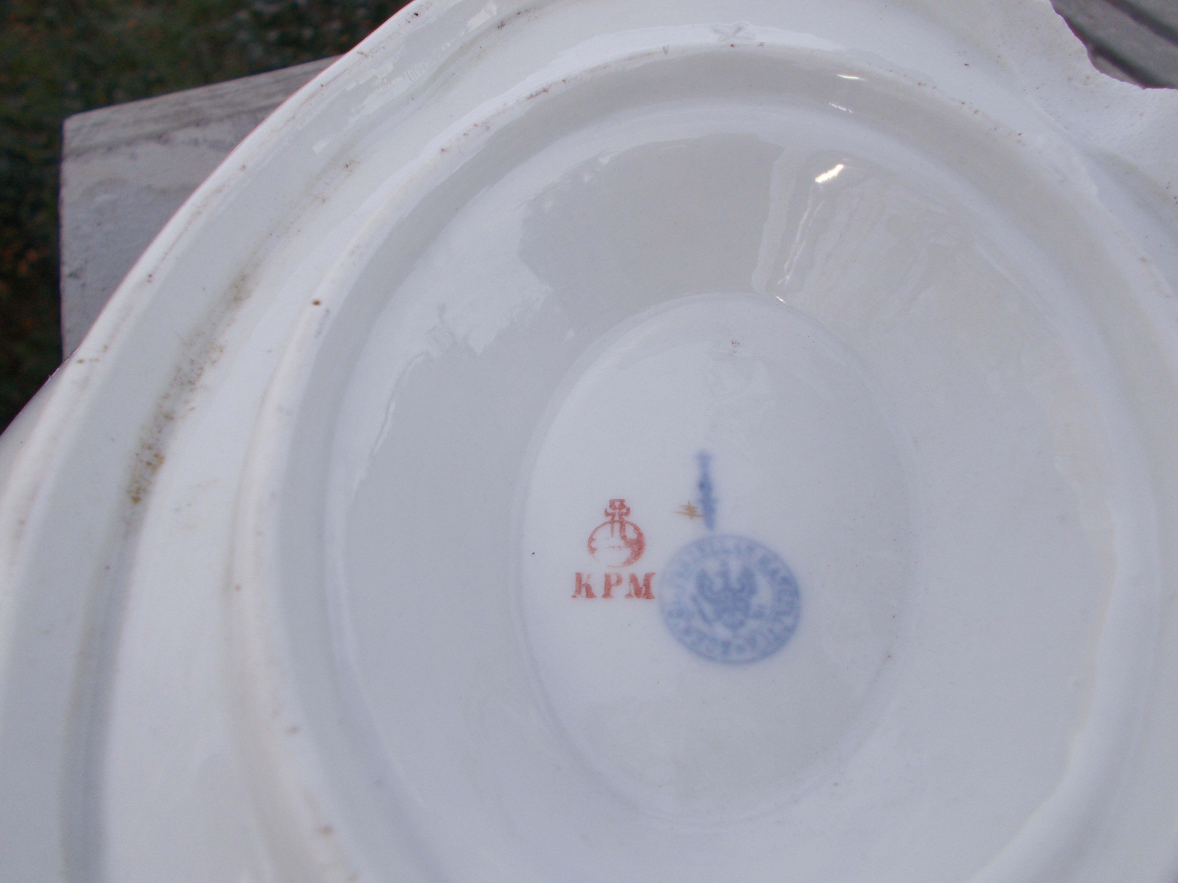 Saucière antique porcelain KPM Berlin