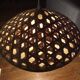 Suspension bambou et lin 50 cm