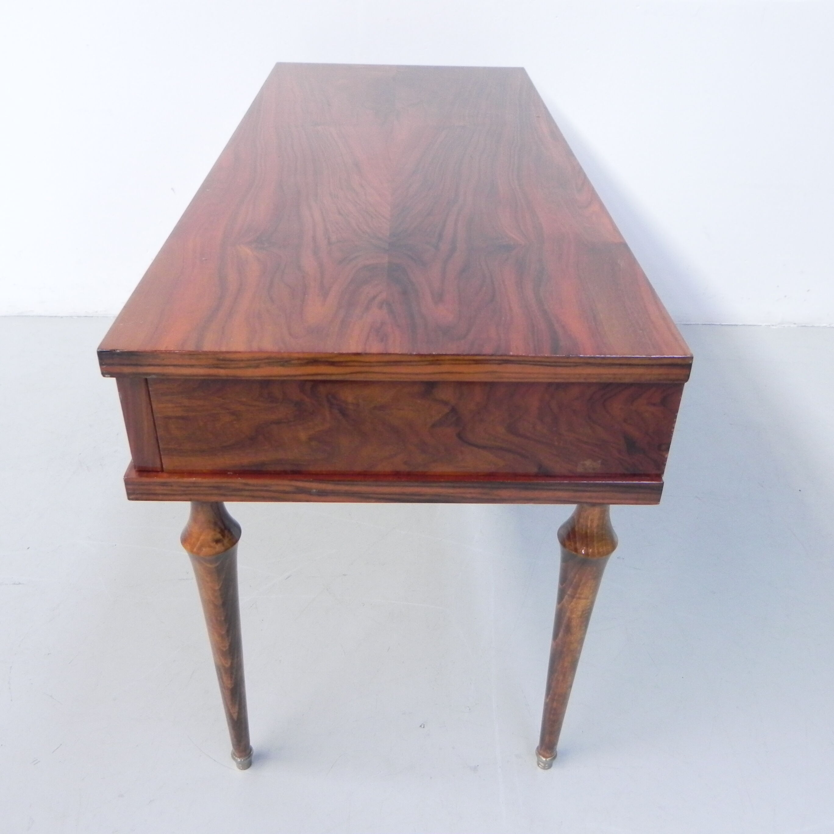 Bureau bas vintage avec 2 tiroirs NF ameublement