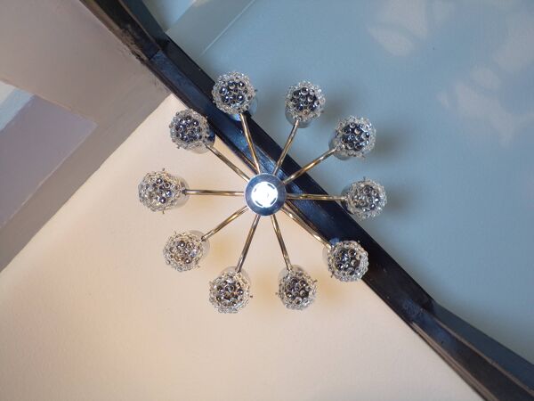 Lustre maison Sciolari 10 feux