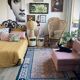 Handmade oriental carpet in wool 134 cm x 215 cm