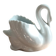 Cygne vintage en céramique blanche – cache-pot / vide-poche