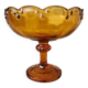 Amber glass cup