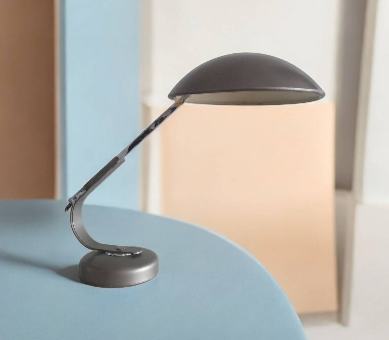 Lampe moderniste industriel - Design Ferdinand Solere 1950