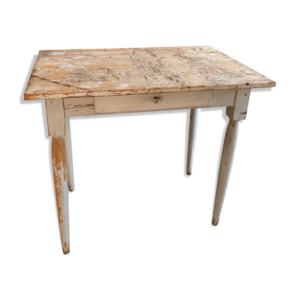 Table de ferme patinée