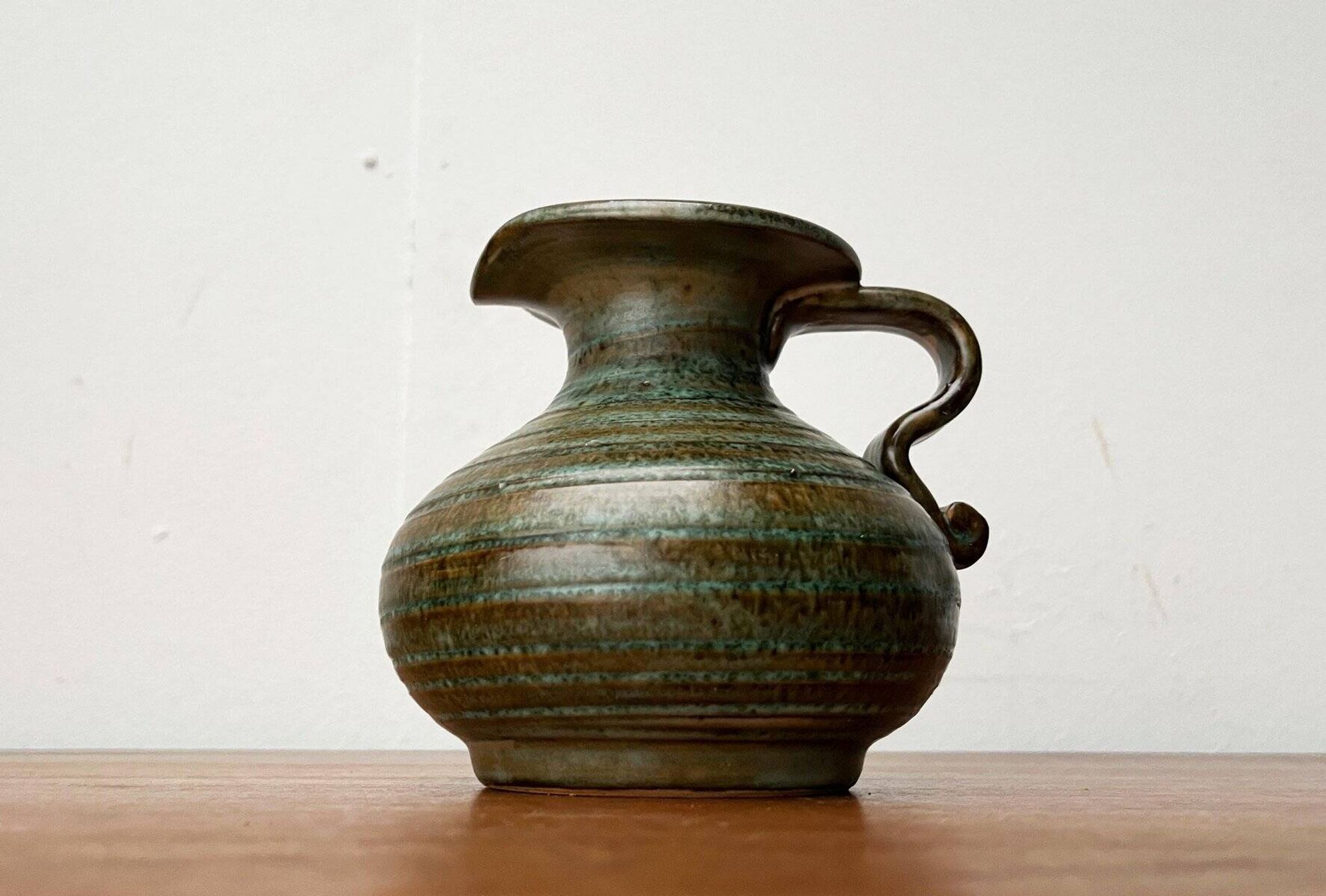 Mid-century pottery vase from the 1960s.