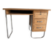 Bureau Spirol années 50 – placage chêne – piètement chromé 