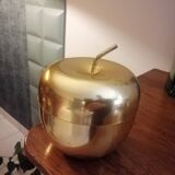 Vintage gold ice bucket