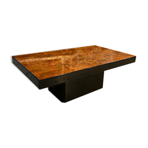 table basse 70’s dessus