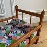 Dejou Vintage Wooden Dollbed 60s