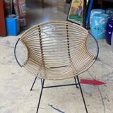 Chaise en rotin