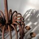 Large antique chandelier with 16 light arms