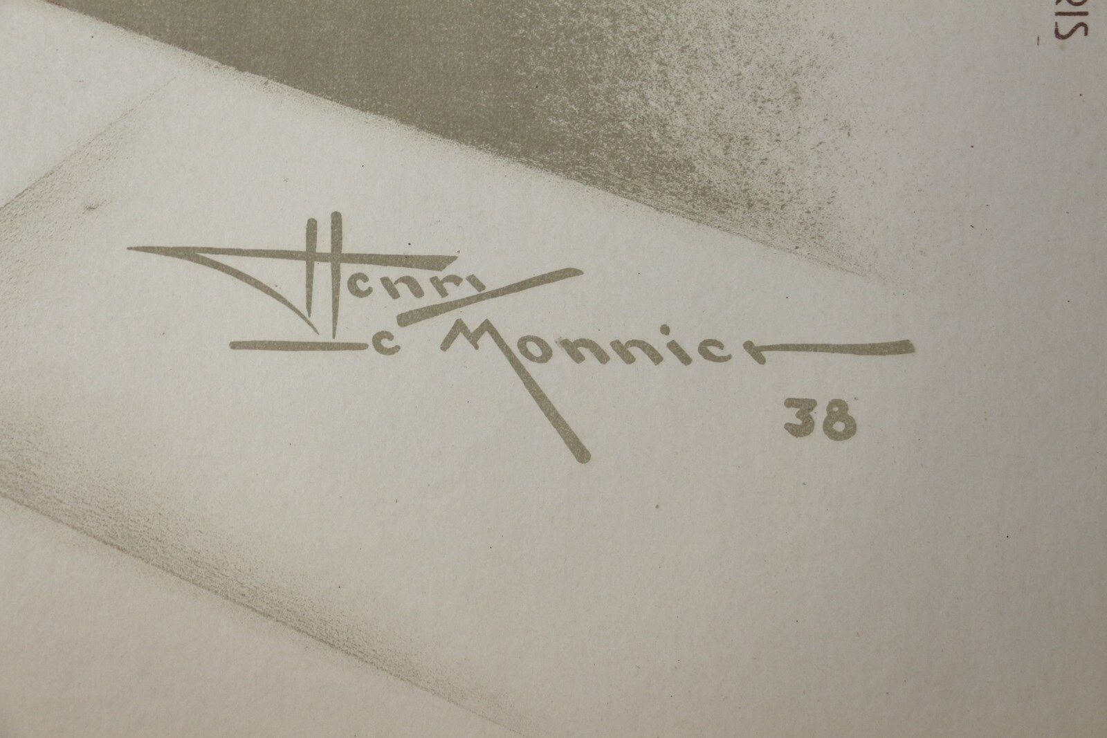 Canvas poster by Henri le Monnier for Armagnac liquor, 1938