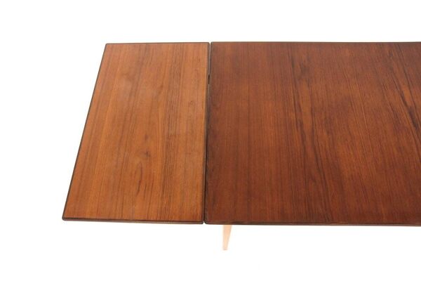 Table de salle à manger ''portefeuille'' en teck, Suède, 1960