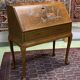 Asian-style teak secretary, 1970s manufacturing