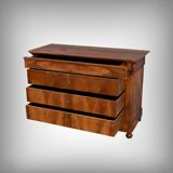 Walnut burl commode, Restoration period – early 19th century