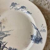 Plat de service Gien revues d’orient