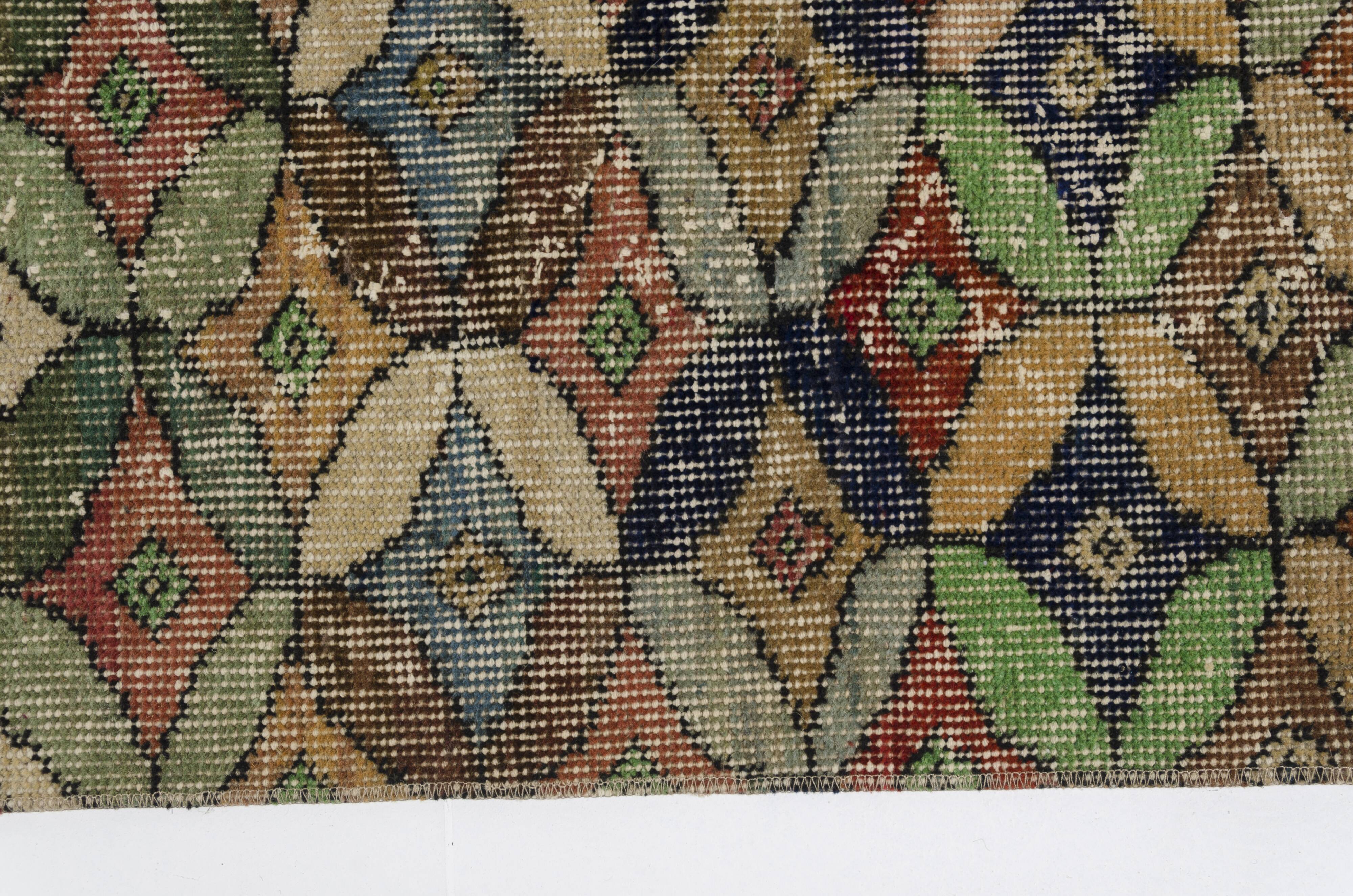 Geometric Anatolian Turkish WOOL rUG  sku1088