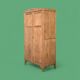 Parisian wardrobe, art deco raw wood wardrobe, 1930