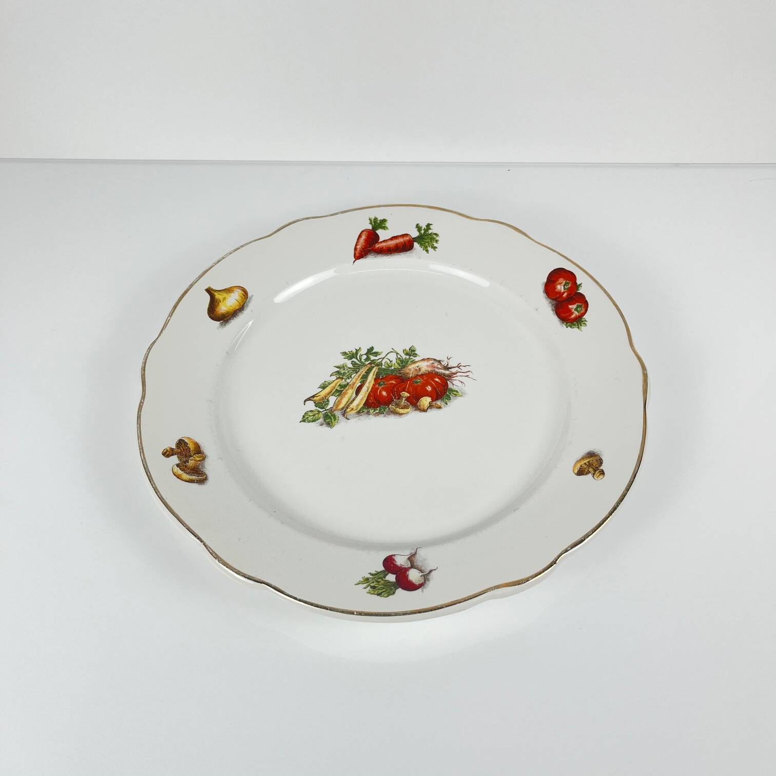 KG Lunéville round platter "Le Potager", 1950/70