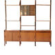 Wall unit, 3 Modules, System 'Libra' by Karl Edvard Korseth for Aandal Mobler, Norway 1960's