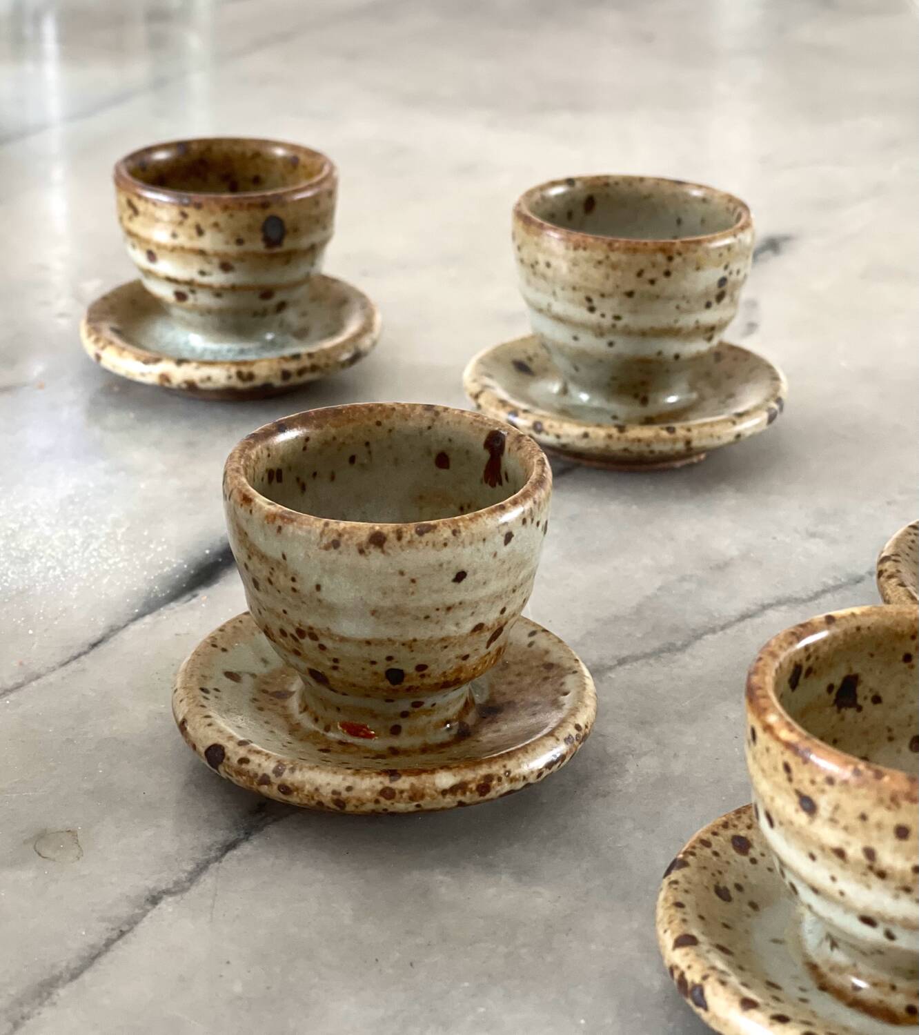 5 Gustave Tiffoche egg cups