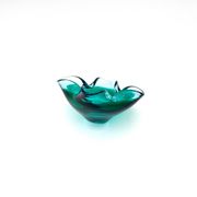 Murano Sommerso bowl - Flavio Poli - Sapphire Blue & Emerald