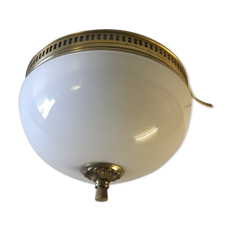 Brass and opaline -mid. 20th