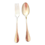 Silver-plated metal dessert cutlery ag