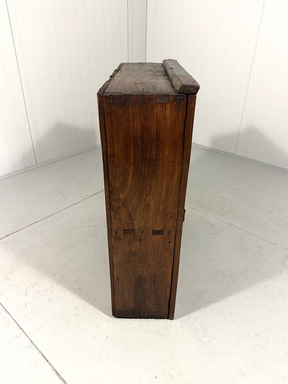 Small antique rustic wardrobe, circa 1880