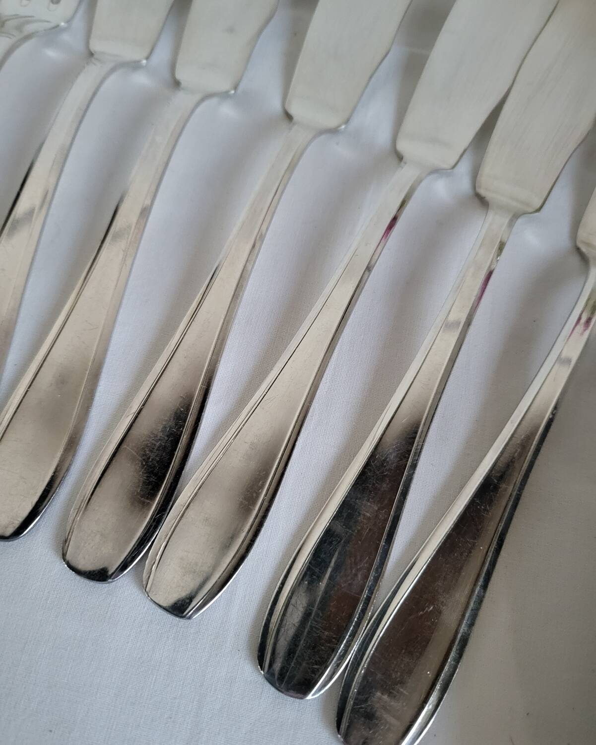 SFAM 6 Silver-Plated Fish Cutlery Sets, 12 Pieces