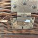 Old wicker transport trunk, early 20th century